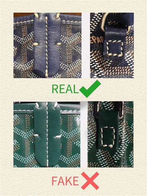 spot fake goyard belt|how to find a goyard bag.